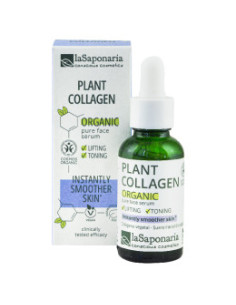 Серум за лице с растителен колаген - био, La Saponaria, 30 мл