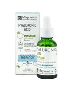 Серум за лице с хиалуронова киселина - био, La Saponaria, 30 мл