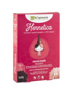 Билкова боя за коса Shakti - цвят розе, La Saponaria, 100 г