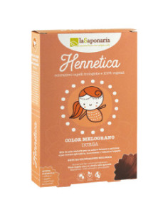 Билкова боя за коса Durga - цвят нар, La Saponaria, 100 г