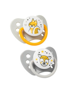Анатомични силиконови залъгалки Babyono 2бр. NATURAL NURSING 3-6м. 1226/02 2