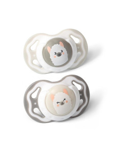 Залъгалка Babyono симетрична силикон 6-18м. 1225/02