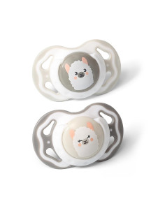 Залъгалка Babyono симетрична силикон 6-18м. 1225/02 2