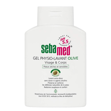 SEBAMED ., Измивна течност, за лице и тяло с масло от маслина, 200 мл