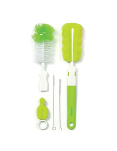Комплект четки за шишета и биберони Babyono зелен 735/02