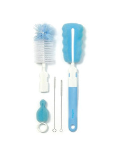 Комплект четки за шишета и биберони Babyono син 735/01