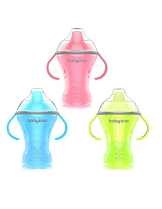 Неразливаща се чаша BabyОno Natural с твърд накрайник 260 мл., 1457