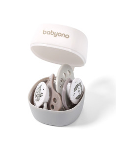 Кутия за залъгалка Babyono NATURAL NURSING бяла 535/01 2