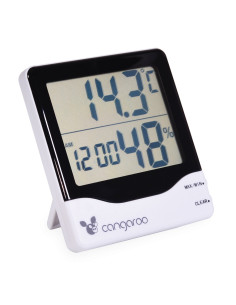 Термометър Cangaroo с дигитален часовник и хигрометър - TL8020