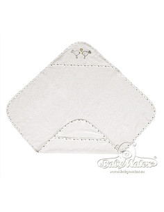 Хавлия с качулка Baby Matex Maxi Plus Birds 0216 02, Екрю