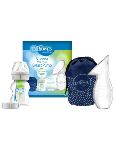 Колектор - Силиконова помпа за кърма Dr. Brown’s с шише 150 ml Options+ BF035