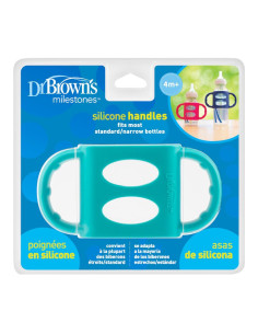 Силиконов държач Dr. Browns за шише Narrow-Neck Тюркоаз 2