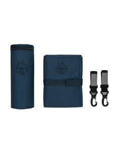 Комплект Lassig термочанта, повивалник и куки blue navy LSIGA903