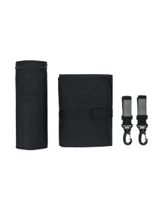 Комплект Lassig термочанта, повивалник и куки blue black LSIGA901