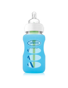 Протектор Dr.Browns за стъклено шише Wide-Neck 270 ml Син 091