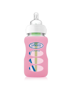 Протектор Dr.Browns за стъклено шише Wide-Neck 270 ml Розов 086