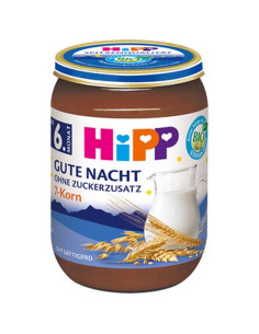 БИО Млечна каша Hipp Лека нощ, 7 зърна 190гр.