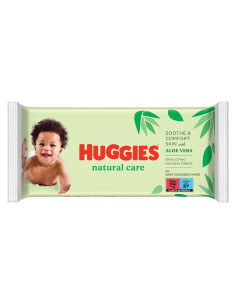 Бебешки мокри кърпи HUGGIES Natural Care 56 броя