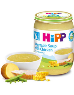 БИО Зеленчукова супа с пиле Hipp 190гр.