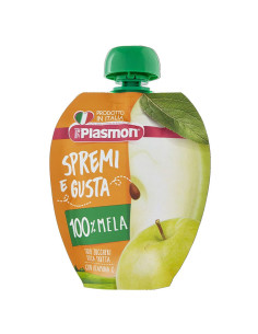 Плодова закуска Plasmon с ябълки 6+м 100гр.
