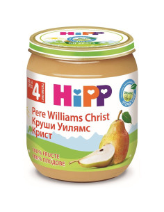 БИО Плодово пюре Hipp Круши 125гр