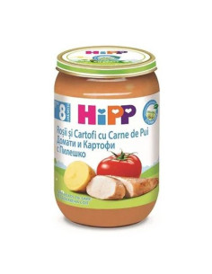 БИО пюре Hipp Домати, картофи и пилешко месо 220гр.
