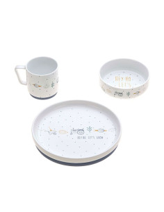 Детски комплект за хранене Lassig Garden Explorer Tractor, 3 части