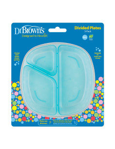 Чиния Dr.Browns Divided за хранене 3бр.