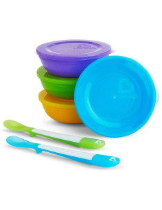 Комплект Munchkin 4 купички с капаци и 2 лъжички 12106 2