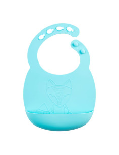 Силиконов лигавник Dr.Browns лисица син 2