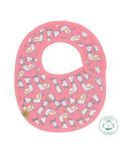 Лигавник Lassig Glama Lama Coral 0-12 м.