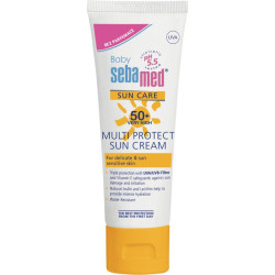 SEBAMED Бебешки SPF 50+, слънцезащитен крем, без парфюм, 75 мл