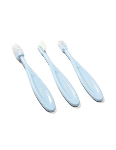 Комплект четки за зъби Babyono 3 бр. 550/02 Син