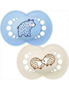 Залъгалка MAM 2бр. Original Soother Nature Matt Sky 12m+