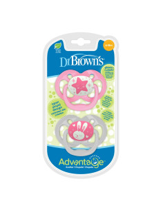 Залъгалка Dr.Browns Advantage етап 2 светещи, 2 броя 2