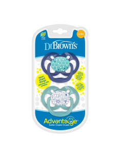 Залъгалка Dr.Browns Advantage етап 2 Сини 2 броя 2
