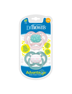 Залъгалка Dr.Browns Advantage етап 2 Розови 2 броя 2