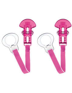 Клипс за залъгалка MAM Style розов 2 бр.