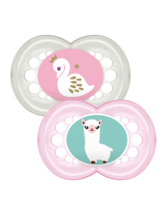 Залъгалка MAM 2бр. Original Soother Pink 12m+ 2