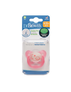 Залъгалка Dr.Browns ортодонтска 6 м+ светеща