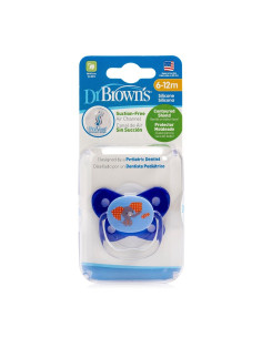 Залъгалка Dr.Browns ортодонтска 6м+