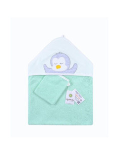 Бебешка хавлия с тривка CICCIM BABY Пингвин 4578 2