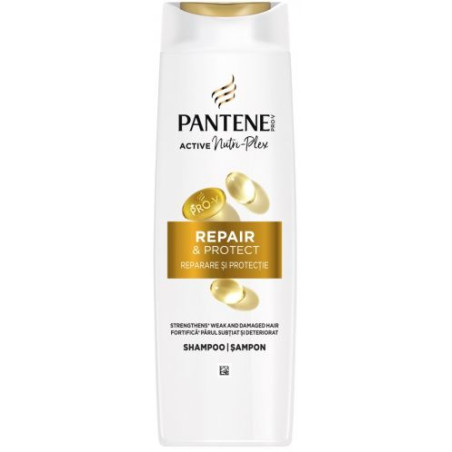 PANTENE Repair & Protect Възстановяващ, шампоан, за суха, увредена или третирана коса, 325 мл