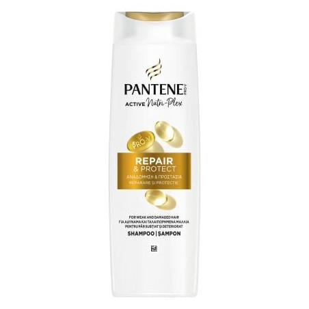 PANTENE Repair & Protect Възстановяващ, шампоан, за суха, увредена или третирана коса, 300 мл