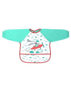 Престилка дълъг ръкав животни Babyono 837 2