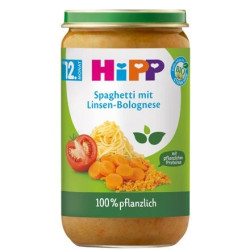 HIPP 62502 БИО Спагети болонезе с леща, пюре, 250 гр