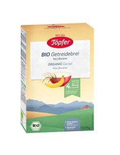 БИО Безмлечна каша Topfer с Ориз и Банан 4+ м. 175 гр.