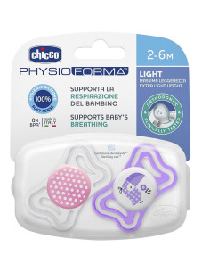 Залъгалка силикон 2-6 м. 2 бр G CHICCO 0360