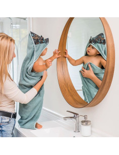 Хавлия за баня Babyono Hedgehog Spines 100х100 см, 938 2