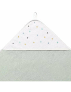 Хавлия за баня Babyono 100х100 см. Точки Бял/Мента 142/11 2